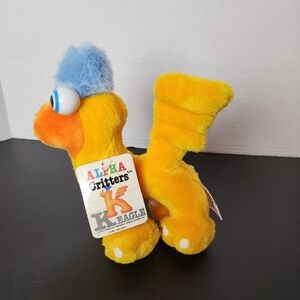 Vintage Alpha Critter Letter K Plush 1986 Lloyd Gilbert Korea